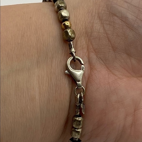 SILPADA Bracelet Jewelry Retired Sterling Silver 14K Gold Filled Bead Bracelet - Picture 7 of 12